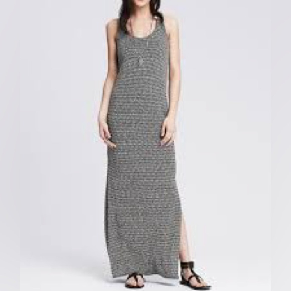 Banana Republic Black and White Dress